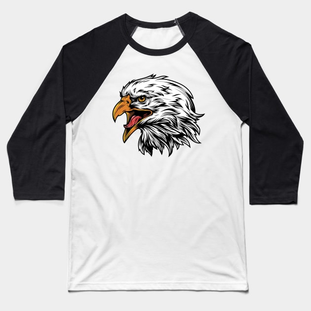 Eagle Baseball T-Shirt by Mako Design 